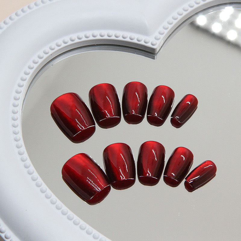 Cat Eye Handmade Nails-036- Free 3 pc nail kit included