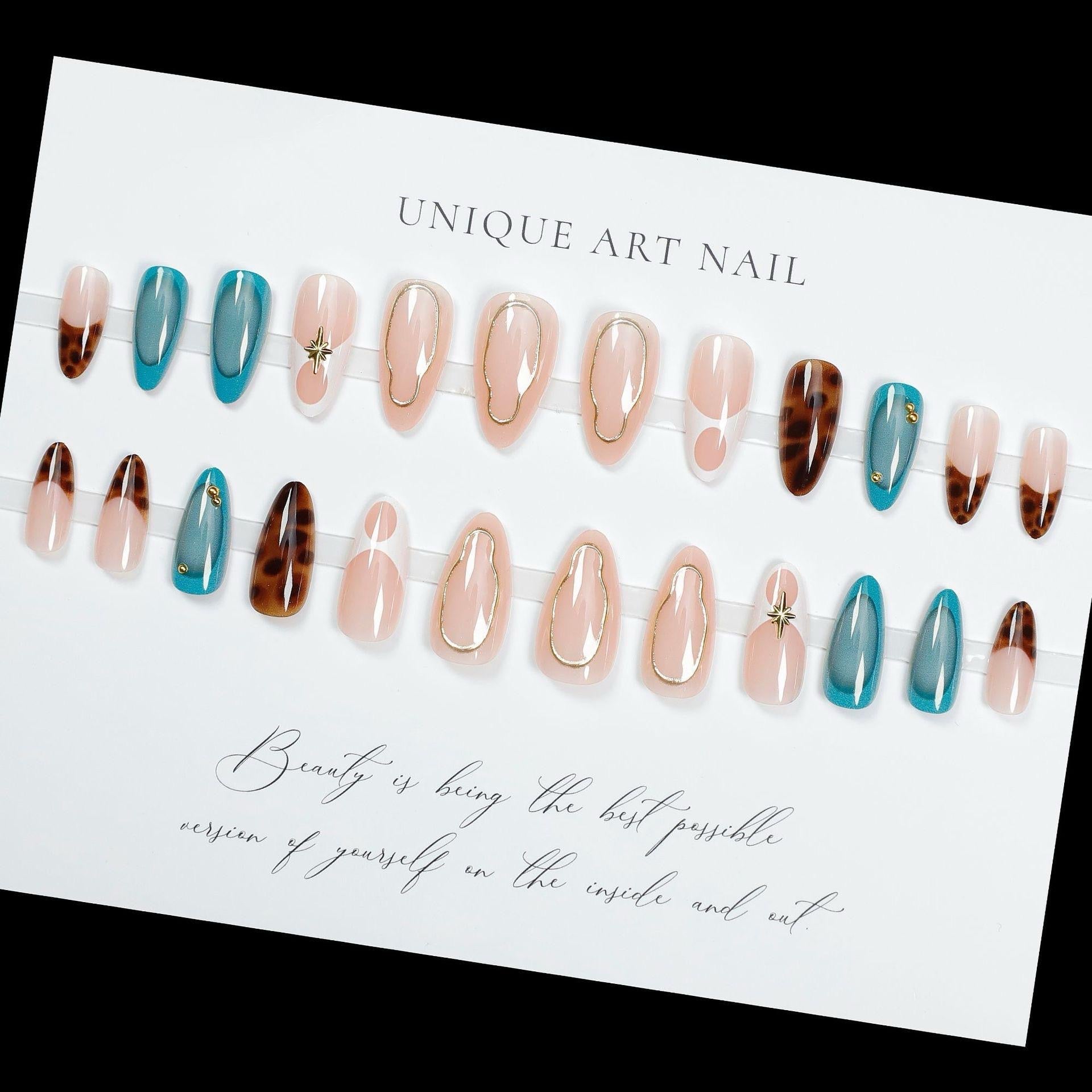 3D chrome Nails-917- Free 24 pc Sticker Sheet  included