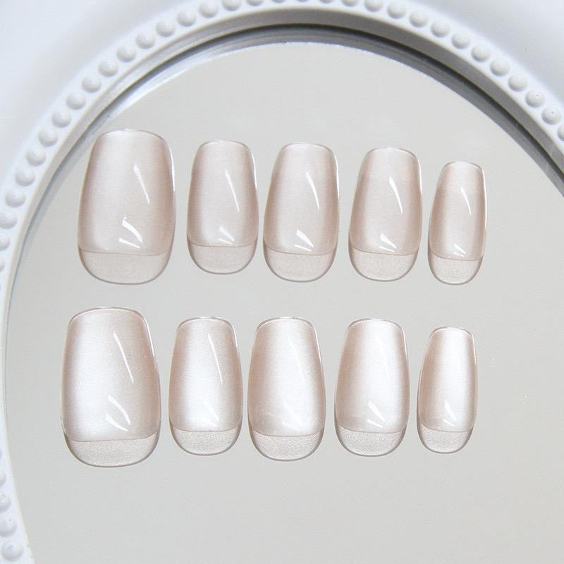 Handmade cat-eye Nails-098- 30 pcs in one pack3D handmade Nails-3099- Free 24 pc Sticker Sheet included