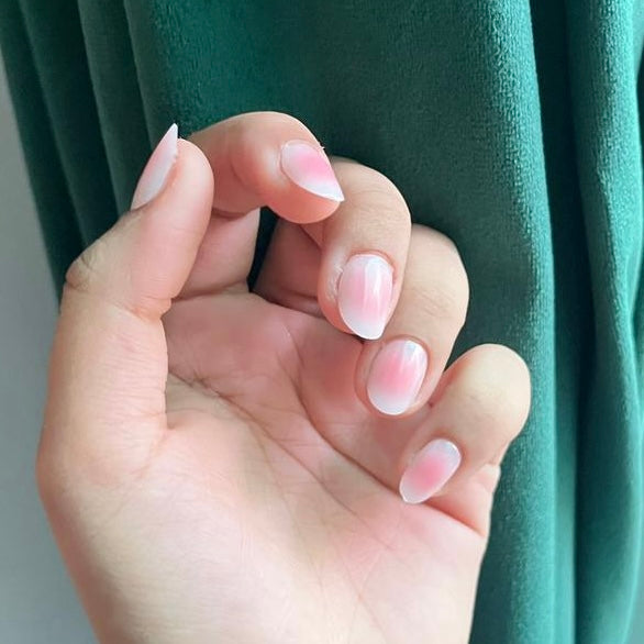 Nude Shaded Nails -751-Free 24 pc Sticker Sheet  included