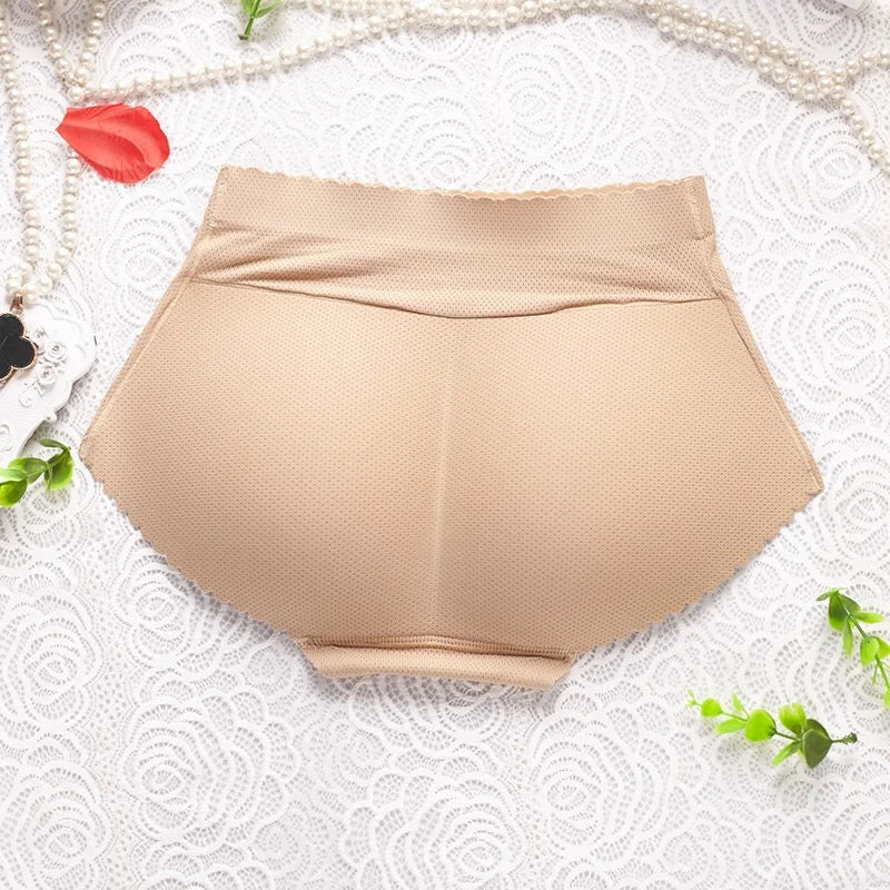 Cozy Attire High-Waist Ribbed Padded Butt Lifter and Hip Enhancer