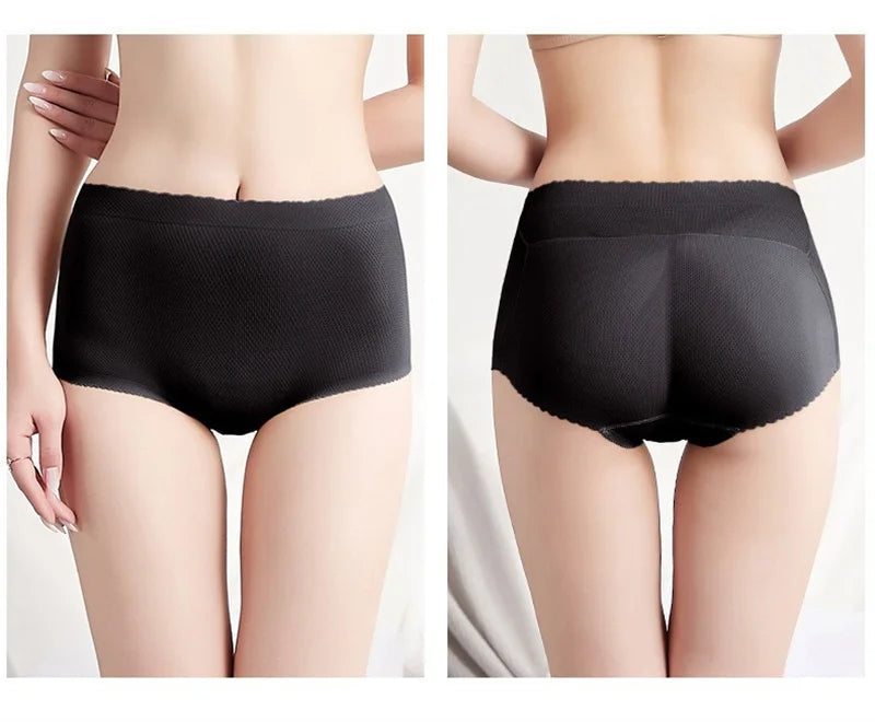 Cozy Attire High-Waist Ribbed Padded Butt Lifter and Hip Enhancer
