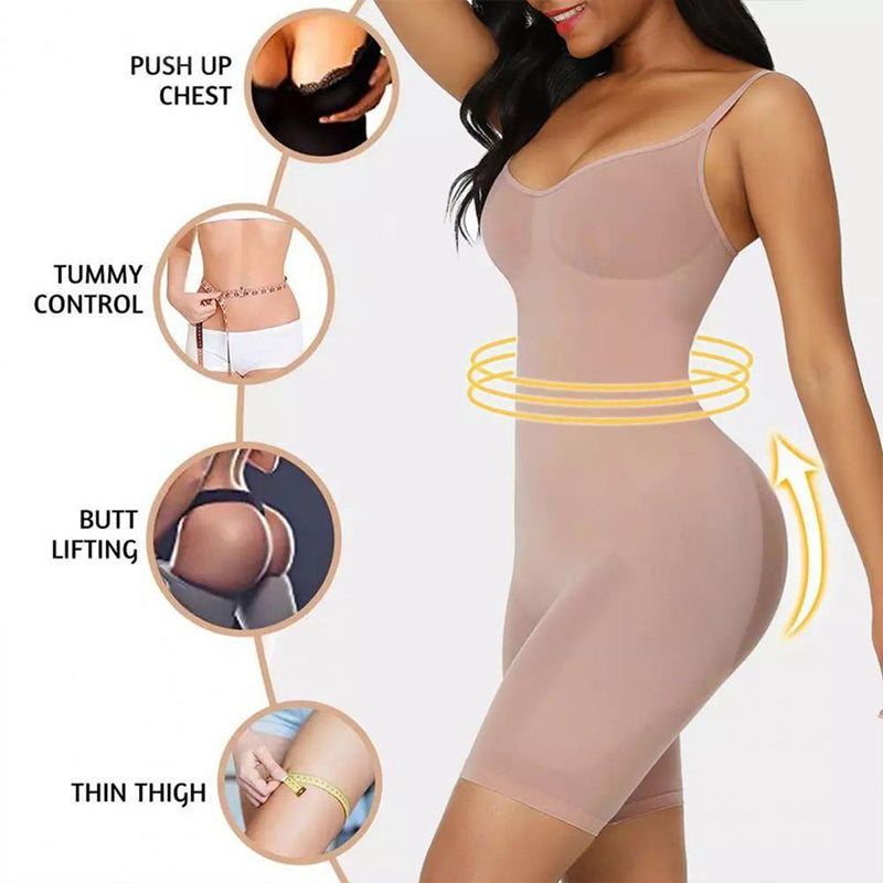 Cozy Attire Full Body Push-Up Tummy & Thigh Slimmer Shapewear