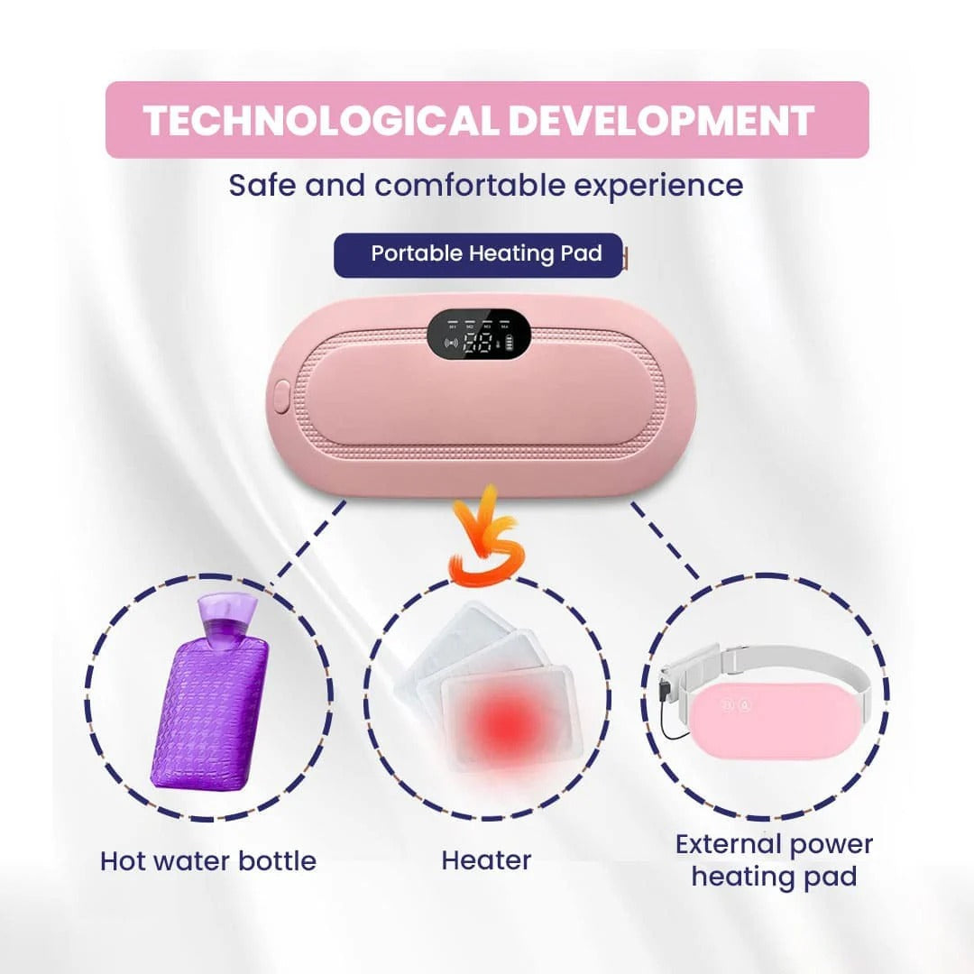 COZY ATTIRE MENSTRUAL PERIOD HEATIND PAD FOR CRAMPS MASSAGER
